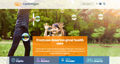 Desktop Screenshot of careoregon.org