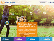 Tablet Screenshot of careoregon.org